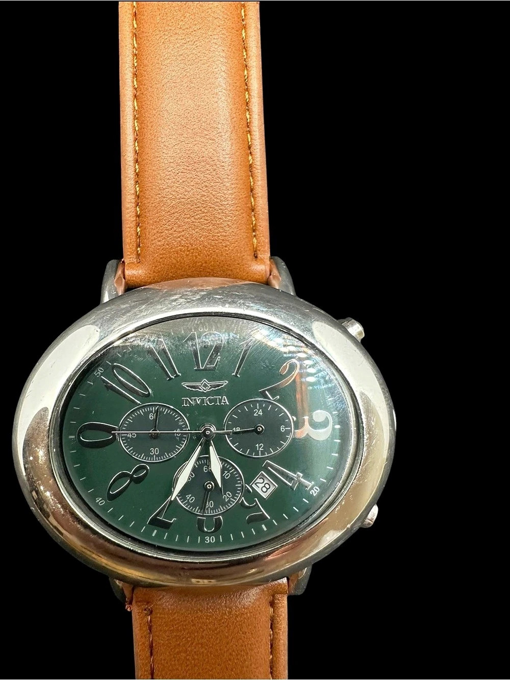 Invicta Subaqua Chronograph Watch Brown Silver